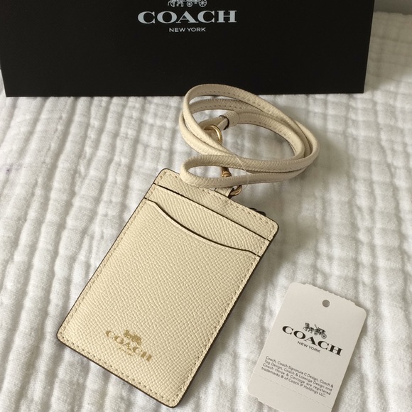 coach id card holder